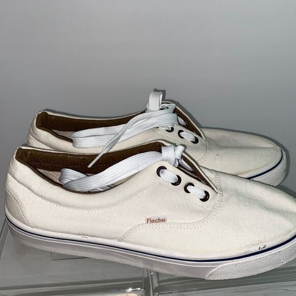 Madcaps‎ Flecha Canvas Sneakers size 11 white - Picture 4 of 10